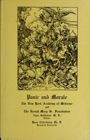 Cover of: Panic and morale.