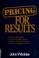 Cover of: Pricing for results