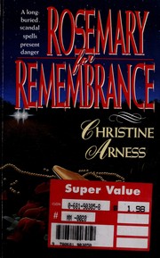 Cover of: Rosemary for remembrance