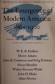 Cover of: The structure of American history.