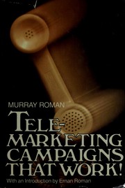 Cover of: Telemarketing campaigns that work!