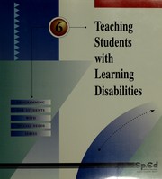 Cover of: Programming for students with special needs.