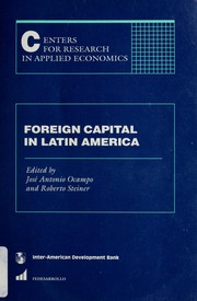 Cover of: Foreign capital in Latin America