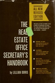 Cover of: The real estate office secretary's handbook.