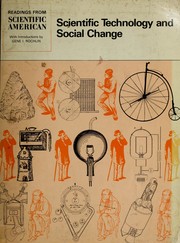 Cover of: Scientific technology and social change by Gene I. Rochlin