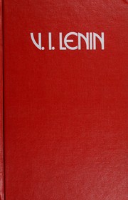 Cover of: V.I. Lenin