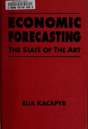 Cover of: Economic forecasting by Elia Kacapyr