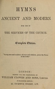 Cover of: Hymns ancient and modern by Church of England