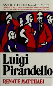 Cover of: Luigi Pirandello.