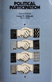 Cover of: Political participation by Lester W. Milbrath