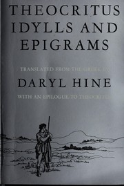 Cover of: Theocritus, Idylls and epigrams