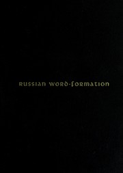 Cover of: Russian word-formation by Charles Edward Townsend