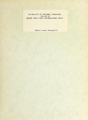Cover of: An analysis of personnel parachutes for use by Marine Corps Force reconnaissance units by Robert Joseph McLaughlin
