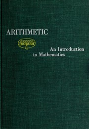 Cover of: Arithmetic: an introduction to mathematics.