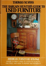 Cover of: The bargain hunter's guide to used furniture