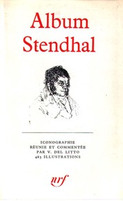 Cover of: Album Stendhal: iconographie