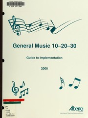 Cover of: General music 10-20-30