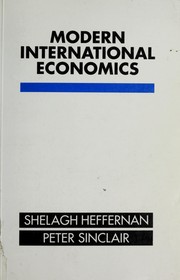Cover of: Modern International Economics by Shelagh A. Heffernan