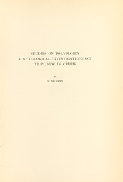 Cover of: Studies on polyploidy | M. S. Navashin