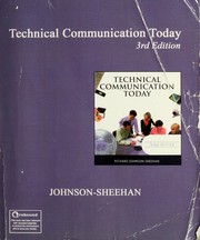 Cover of: Technical communication today | Richard Johnson-Sheehan