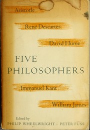 Cover of: Five philosophers: Aristotle, René Descartes, David Hume, Immanuel Kant [and] William James.
