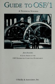 Cover of Guide to OSF/1