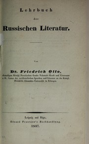 Cover of: Lehrbuch der russischen literatur