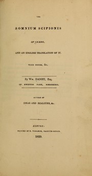 Cover of: The Somnium Scipionis of Cicero