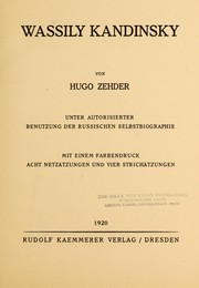 Cover of: Wassily Kandinsky: unter autorisierter Benutzung der russischen Selbstbiographie