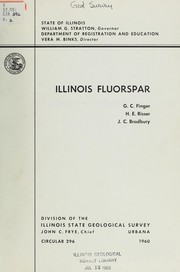 Cover of: Illinois fluorspar