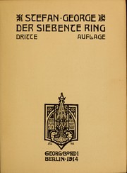 Cover of: Der siebente Ring by Stefan Anton George