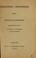 Cover of: Emendationes Frontonianae scripsit Rudolfus Klussmann