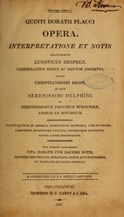 Cover of: Opera ...: Illustravit Ludovicus Desprez ...