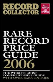 Cover of: Rare Record Price Guide (Record Collector Magazine) by 