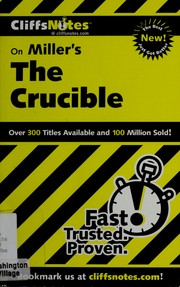 Cover of: CliffsNotes, the crucible