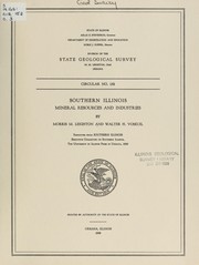 Cover of: Southern Illinois mineral resources and industries by Morris M. Leighton