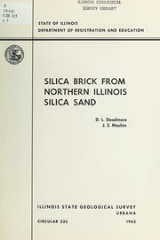 Cover of: Silica brick from northern Illinois silica sand by Daniel Lew Deadmore