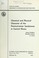 Cover of: Chemical and physical character of the Pennsylvanian sandstones in central Illinois