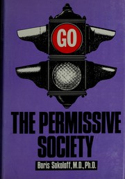 Cover of: The permissive society.