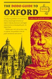Cover of: The Dodo Guide to Oxford by Philip Atkins, Michael P. Johnson