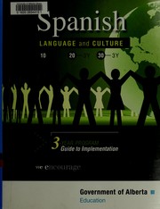 Cover of: Spanish language and culture by Alberta. Alberta Education. Curriculum Sector