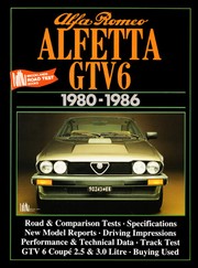 Cover of: Alfa Romeo Alfetta GTV6, 1980-86 by R.M. Clarke