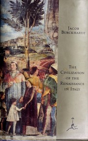 Cover of: The civilization of the Renaissance in Italy: an essay.