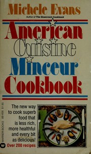 Cover of: American cuisine minceur cookbook