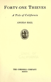 Cover of: Forty-one thieves: a tale of California