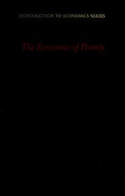 Cover of: The economics of poverty