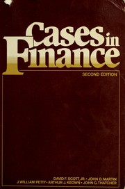 Cover of: Cases in finance