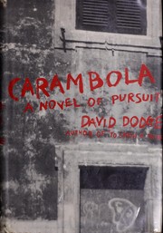 Cover of: Carambola: a novel of pursuit.