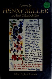 Cover of: Letters by Henry Miller