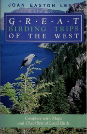 Cover of: Great birding trips of the West